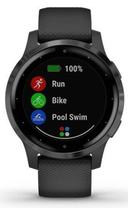 Garmin Vivoactive 4S Smartwatch Fiber-reinforced Polymer 40mm in Slate in Acceptable condition