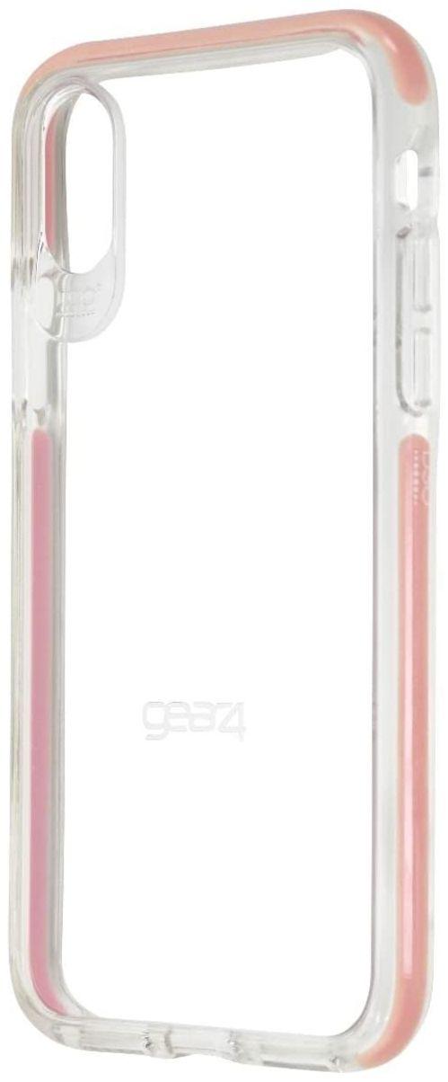 Gear4 D3O Piccadilly Phone Case for iPhone X/XS - Clear/Rose Gold
