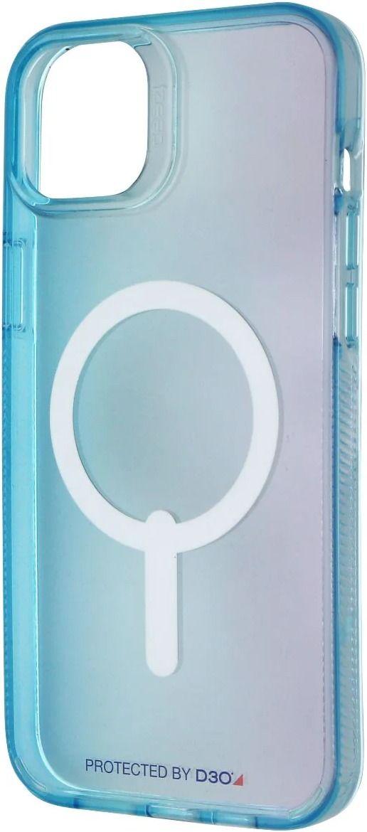Gear4  Milan Snap Case with MagSafe for iPhone 14 - Aurora Ombre Blue - Brand New