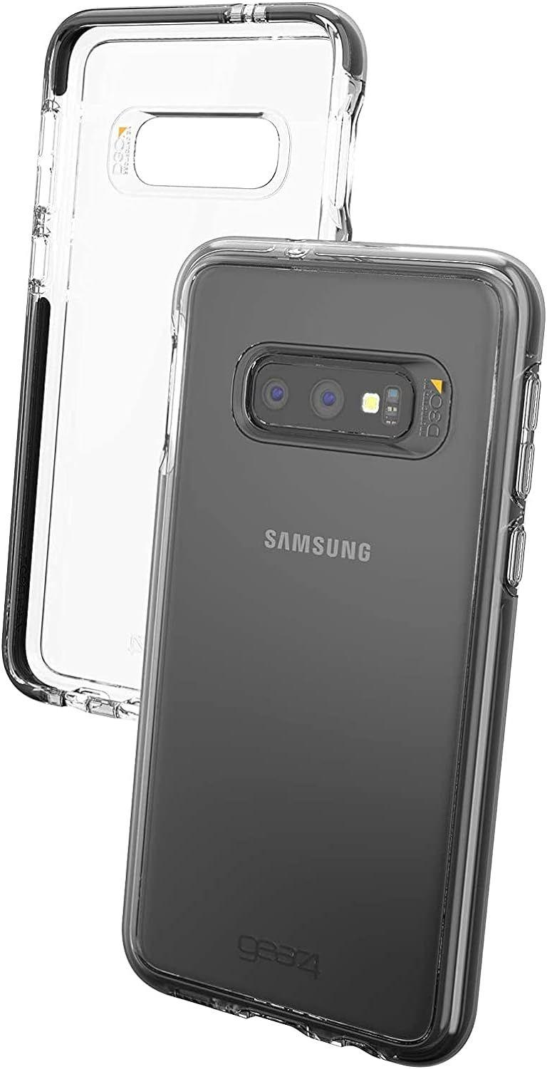 Gear4  Piccadilly Phone Case for Galaxy S10e - Clear/Black - Brand New
