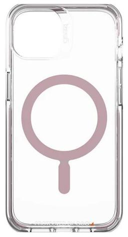 Gear4 Piccadilly Snap Phone Case for iPhone 13 - Clear/Pink