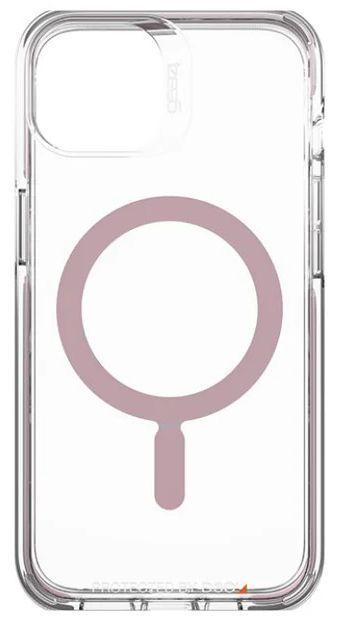 Gear4  Piccadilly Snap Phone Case for iPhone 13 - Clear/Pink - Acceptable