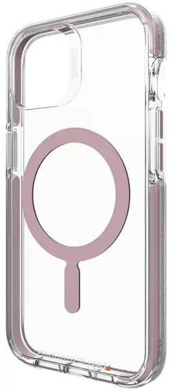 Gear4 Piccadilly Snap Phone Case for iPhone 13 - Clear/Pink