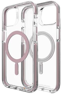 Gear4 Piccadilly Snap Phone Case for iPhone 13 - Clear/Pink