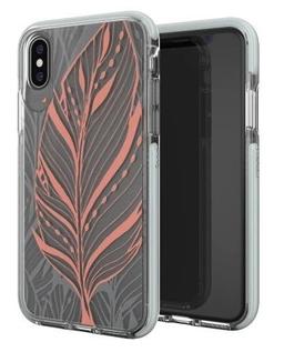 Gear4 Victoria Series Phone Case for iPhone XS Max - Clear / Tribal Leaf
