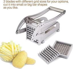 Generic 2-Blade French Fry Potato Cutter - Stainless Steel