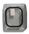 Generic Glass Case for Apple Watch 45mm - Clear/Black