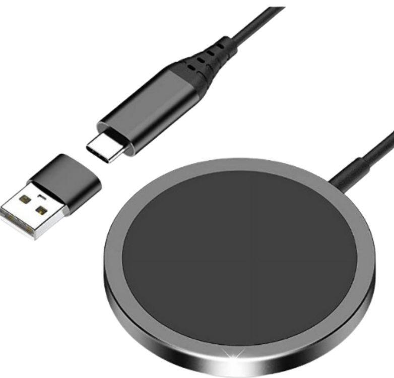 Generic  Magnetic Wireless MagSafe iPhone Charger  - Black - Excellent