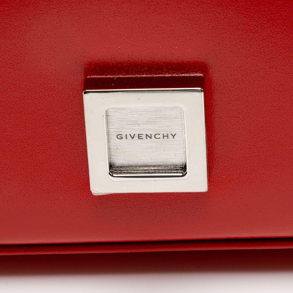 Givenchy Calfskin 4G Small Shoulder Bag - Calfskin - Red