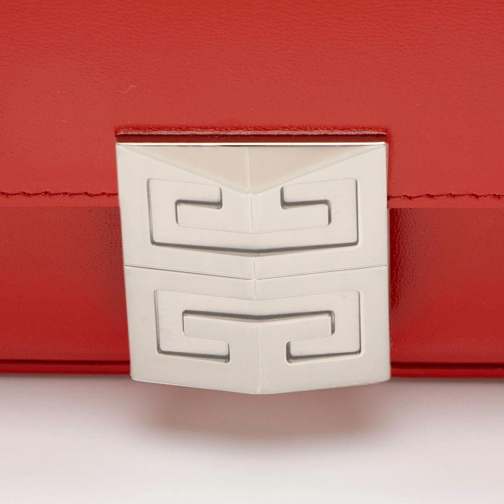 Givenchy Calfskin 4G Small Shoulder Bag - Calfskin - Red