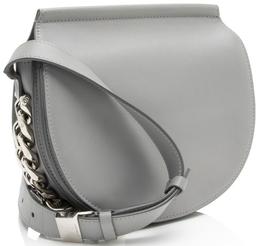 Givenchy Calfskin Infinity Saddle Mini Bag - Calfskin - Grey