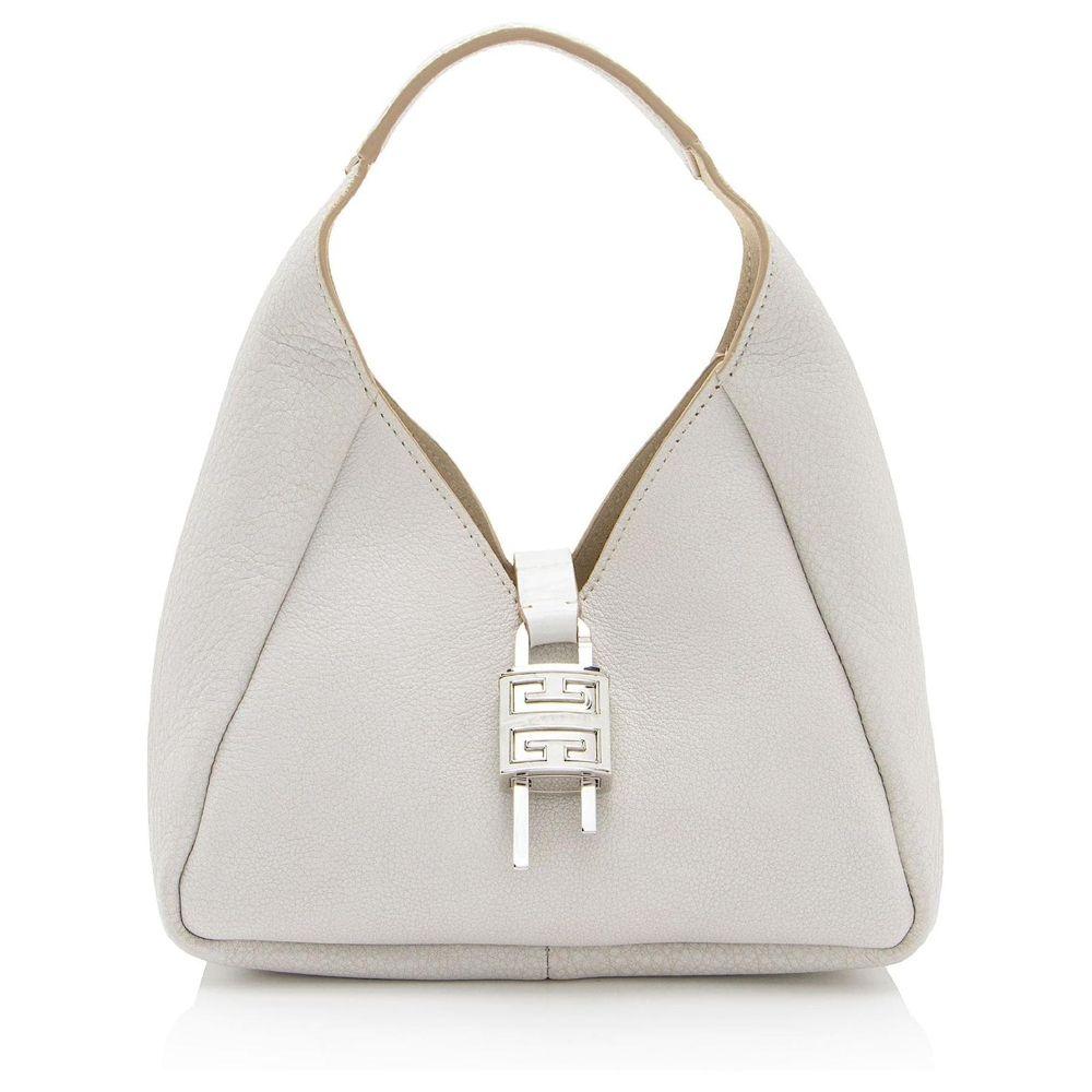 Givenchy Calfskin Mini G Hobo - Calfskin - White