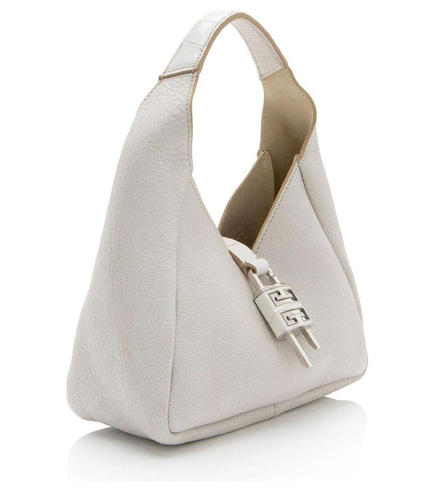 Givenchy Calfskin Mini G Hobo - Calfskin - White