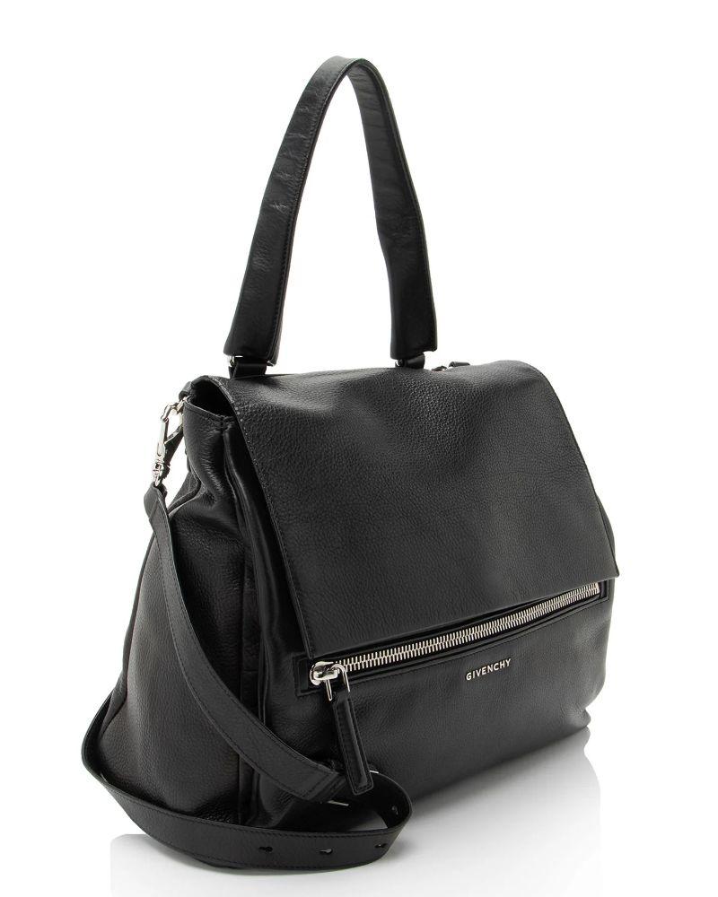 Givenchy Calfskin Pandora Pure Medium Satchel - Calfskin - Black