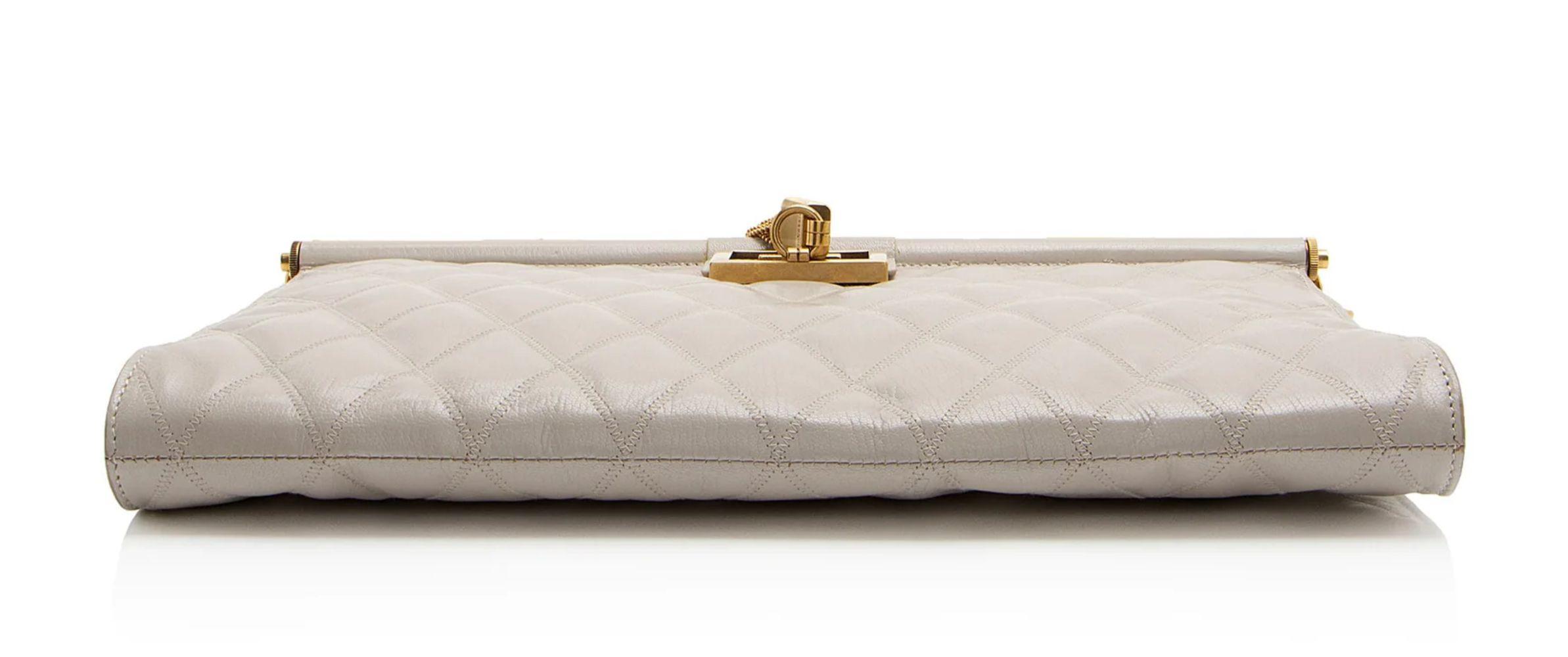 Givenchy Leather Gem Large Shoulder Bag - Leather - Beige