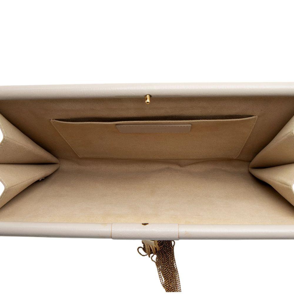 Givenchy Leather Gem Large Shoulder Bag - Leather - Beige