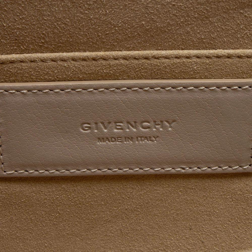 Givenchy Leather Gem Large Shoulder Bag - Leather - Beige
