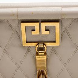 Givenchy Leather Gem Large Shoulder Bag - Leather - Beige