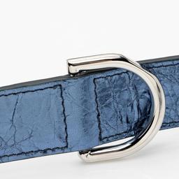 Givenchy Metallic Leather Voyou Medium Hobo - Metallic Leather - Blue