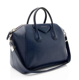 Givenchy Sugar Goatskin Antigona Medium Satchel - Goatskin - Blue