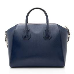 Givenchy Sugar Goatskin Antigona Medium Satchel - Goatskin - Blue