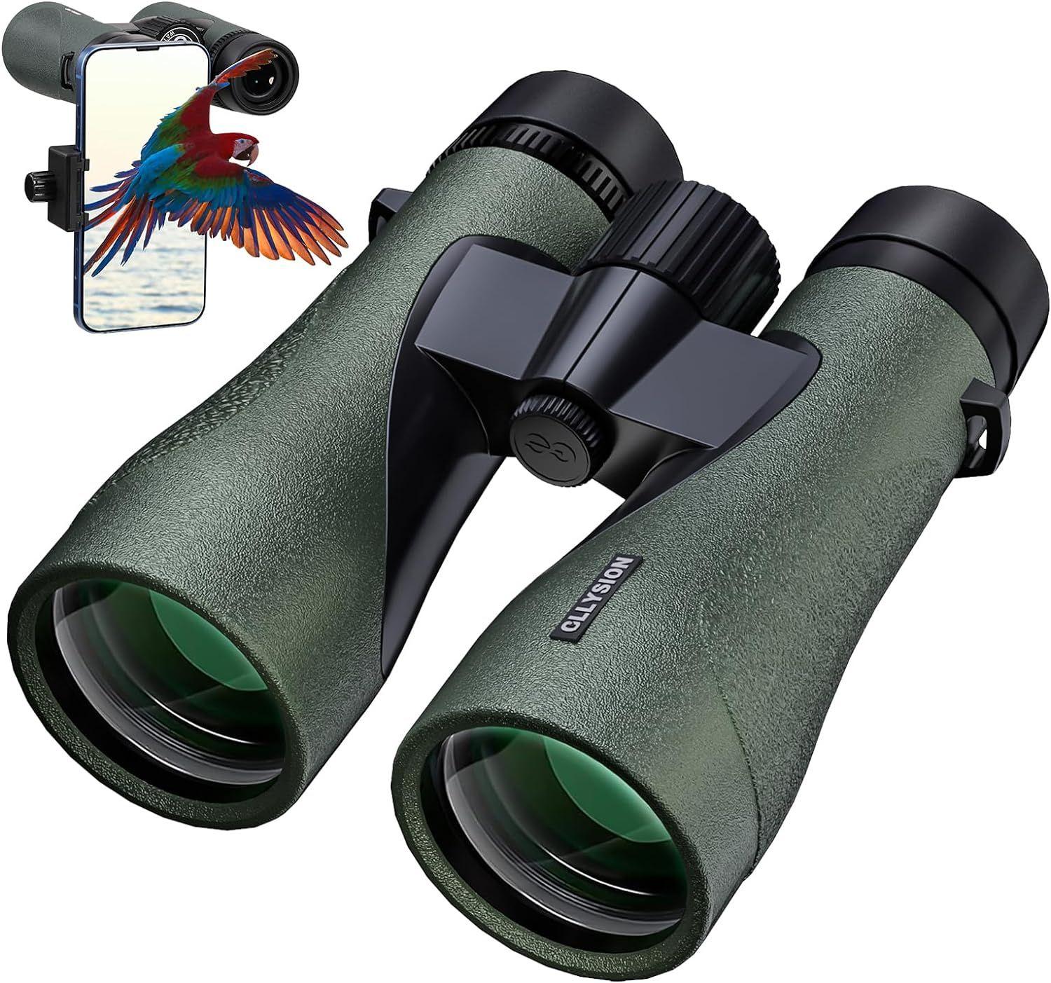 Gllysion  12X50 HD High Power Binoculars  - Green - Excellent