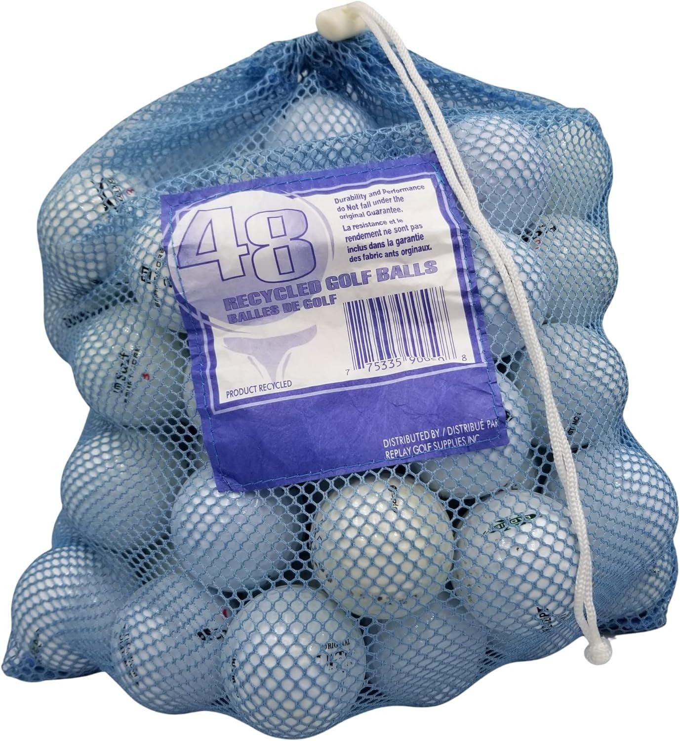 Golf Ball Planet 48 Store Line Assorted Used Golf Balls - 4A/3A Condition - White - Excellent