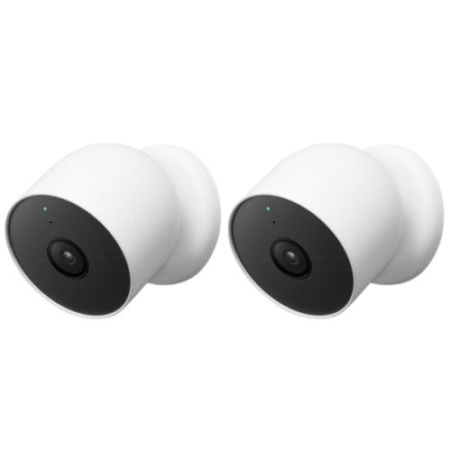 Google  Nest Cam Outdoor or Indoor (2pcs) - White - Excellent