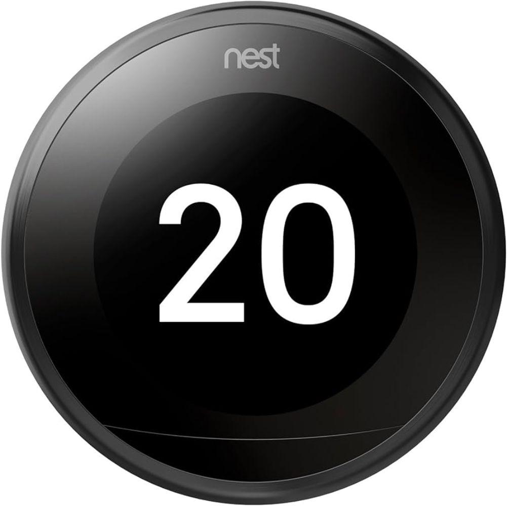 Google  Nest Learning Smart Wifi Thermostat (Gen 3) - Black - Acceptable