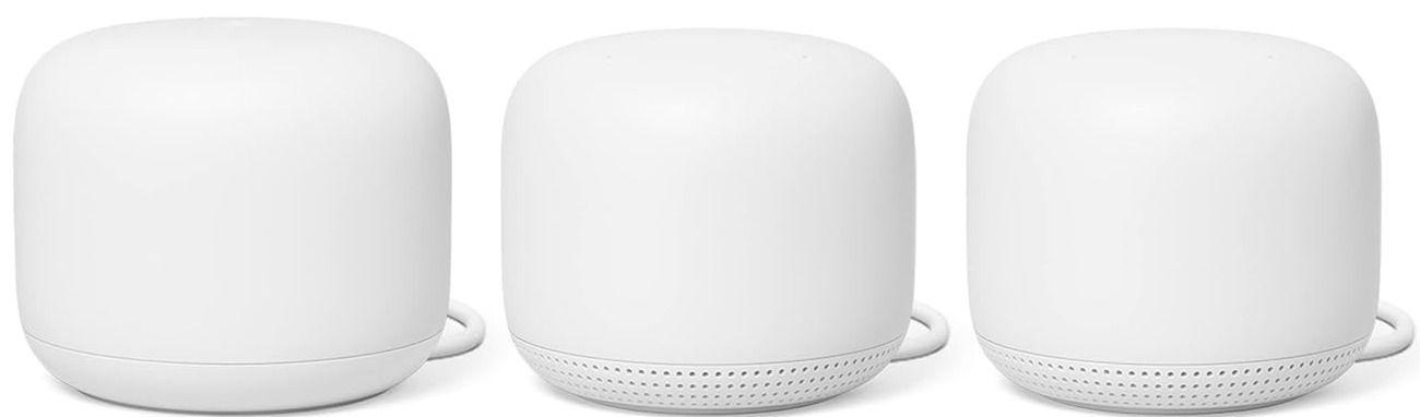 Google Nest Wifi (2nd Gen) - 1 Router 2 Point - White