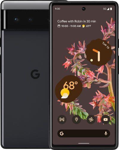 Google  Pixel 6 - 128GB - Stormy Black - Fully Unlocked - Acceptable
