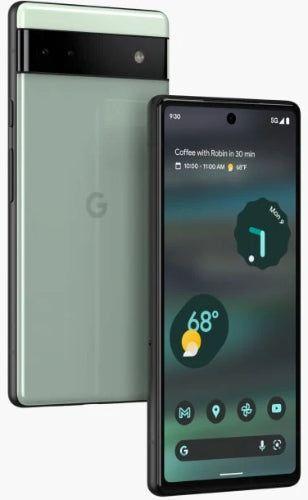 Google  Pixel 6a - 128GB - Sage - Fully Unlocked - Acceptable