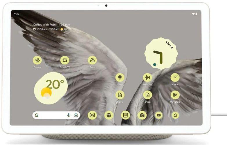 Google  Pixel Tablet with Charging Speaker Dock (2023) - Porcelain - Excellent