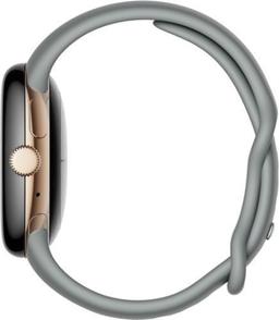 Google Pixel Watch 1 (Bluetooth) - 32GB - 30.4mm - Champagne Gold Stainless Steel Case with Hazel Fluoroelastomer Active Band