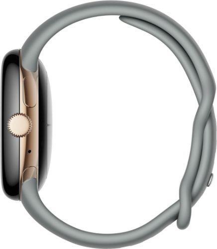 Google Pixel Watch 1 (Bluetooth) - 32GB - 30.4mm - Champagne Gold Stainless Steel Case with Hazel Fluoroelastomer Active Band