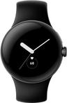 Google Pixel Watch 1 (Bluetooth) - 32GB - 41mm - Matte Black Stainless Steel Case with Obsidian Fluoroelastomer Active Band