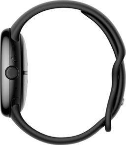 Google Pixel Watch 3 (Bluetooth) - 32GB - 45mm - Matte Black 100% Recycled Aluminum Case with Obsidian Fluoroelastomer Active Band