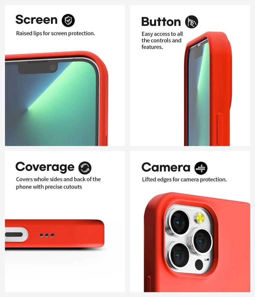 Refurbished Goospery Silicone Phone Case for iPhone 13 Pro - Reebelo US