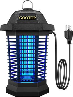 GOOTOP Mosquito Zapper 3 Prong Plug 90-130V - Black