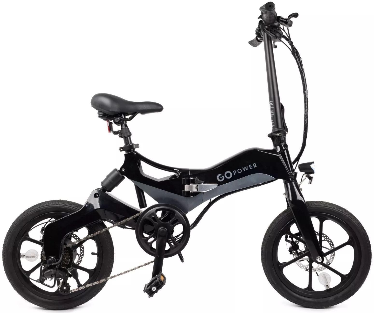 GoPowerBike  GoKlik Electric Bike - Black - Excellent