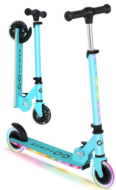 GoPowerBike GoLume Kick Scooter - Blue