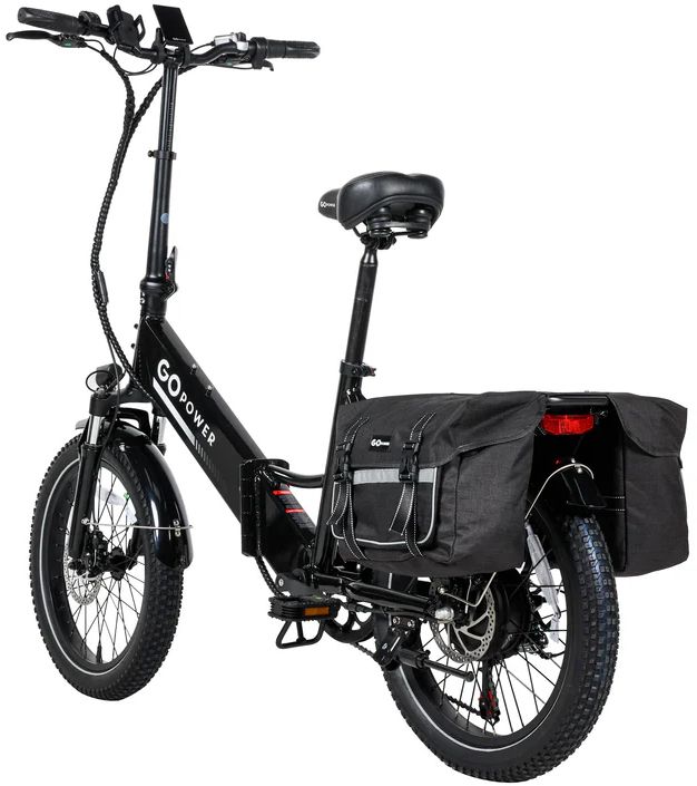 GoPowerBike GoPlus Folding Electric Bike - Black