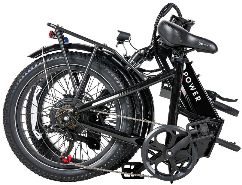 GoPowerBike GoPlus Folding Electric Bike - Black