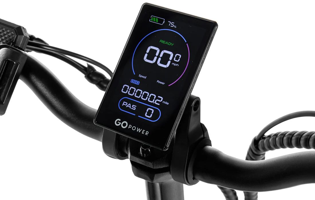 GoPowerBike GoPlus Folding Electric Bike - Black