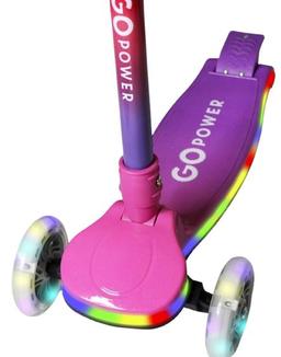 GoPowerBike GoRider Kick Scooter - Pink