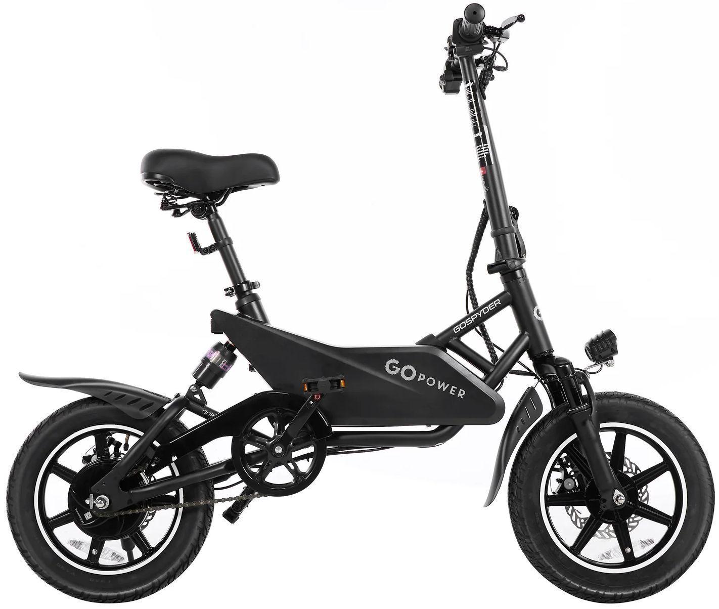 GoPowerBike  GoSpyder Electric Bike - Black - Excellent