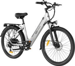 GoPowerBike GoVelo Electric Bike - Silver