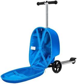 GoPowerBike GoVoyage Kids 2-in-1 Luggage Scooter - Blue