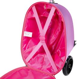 GoPowerBike GoVoyage Kids 2-in-1 Luggage Scooter - Pink