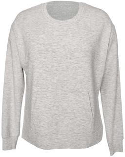 GreenTea Soft & Yummy Women's Top M - Pearl Heather